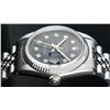 Image 9 : Rolex Mens Stainless Steel 36MM Black Diamond Datejust Wristwatch