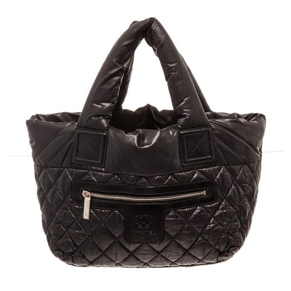 Chanel Black Nylon Cocoon Tote Bag