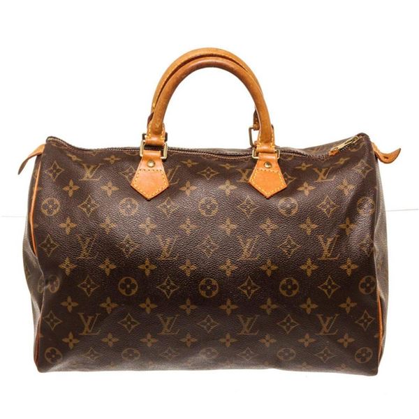 Louis Vuitton Brown Speedy 35cm Satchel Bag