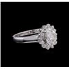 Image 1 : 1.31 ctw Diamond Ring - 14KT White Gold