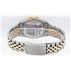 Image 5 : Rolex Mens 2 Tone Black Diamond Lugs 36MM Datejust Wristwatch Oyster Perpetual