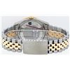 Image 6 : Rolex Mens 2 Tone Black Diamond Lugs 36MM Datejust Wristwatch Oyster Perpetual