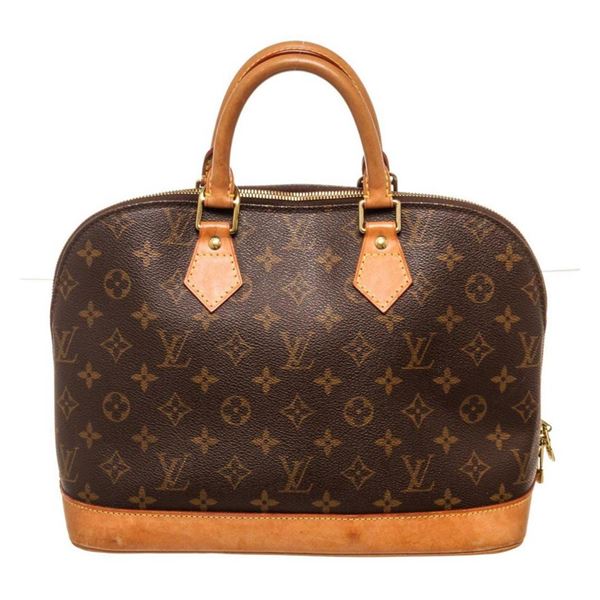 Louis Vuitton Brown Alma PM Satchel