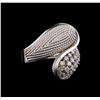 Image 1 : 0.95 ctw Diamond Ring - 14KT White Gold
