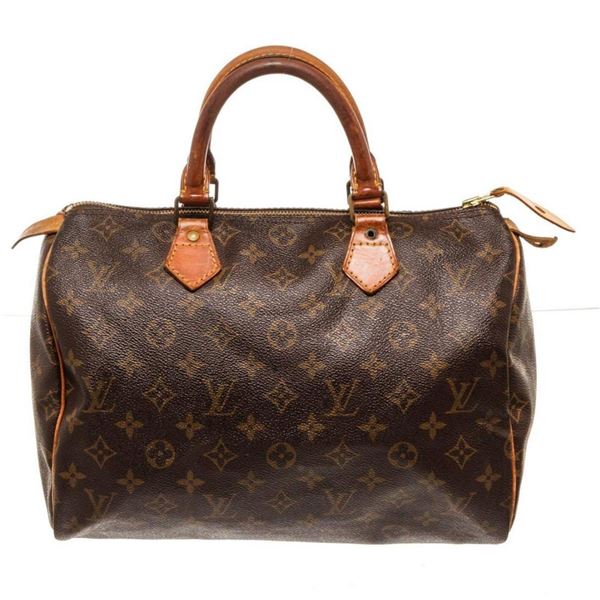 Louis Vuitton Brown Speedy 30cm Satchel Bag