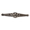 Image 2 : 0.65 ctw Diamond Brooch - 14KT White Gold