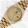 Image 2 : Rolex President Day Date 18K Yellow Gold Iced Out Diamond With Box And Winder
