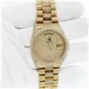 Image 3 : Rolex President Day Date 18K Yellow Gold Iced Out Diamond With Box And Winder