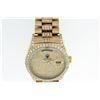 Image 9 : Rolex President Day Date 18K Yellow Gold Iced Out Diamond With Box And Winder