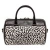 Image 1 : Saint Laurent YSL Black White Leather Classic Baby Duffle Bag