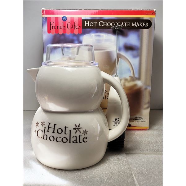 21)  IN ORIGINAL BOX, HOT CHOCOLATE MAKER