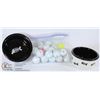 Image 1 : CAT BOWLS X 2 & GOLF BALLS USED