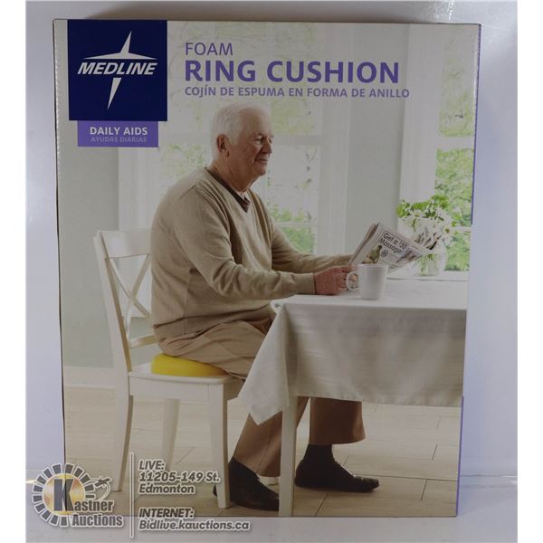 NEW MEDLINE FOAM RING CUSHION