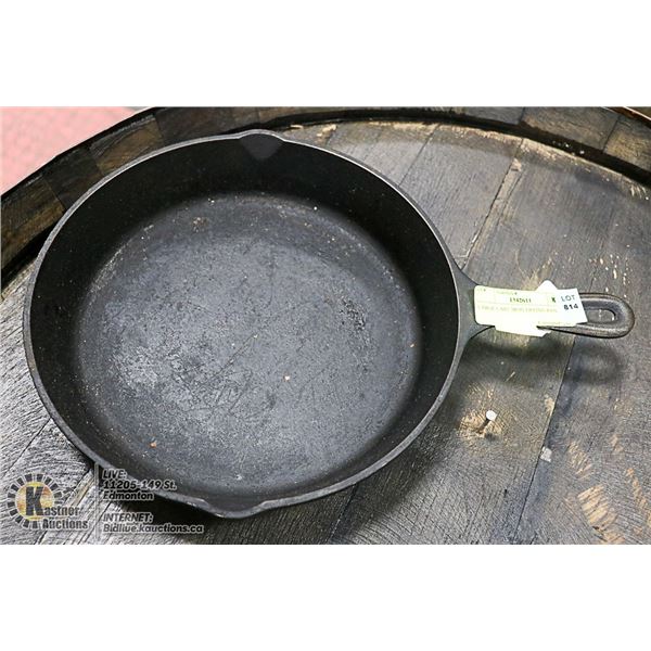 LARGE CAST IRON FRYING PAN