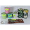 Image 1 : LARGE LOT OF CITRONELLA CANDLES AND MORE.