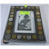 Image 1 : EUROPEAN VACATION FRAME WITH COINS
