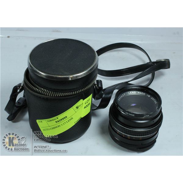 AUTO CHINON 1:17 LENS