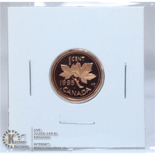 1995 PROOF CANADA SMALL CENT