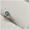 Image 1 : MZ1-186 SILVER CZ RING