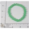 Image 1 : #297-GREEN ADVENTURINE BEAD BRACELET 7.5"/ 8mm