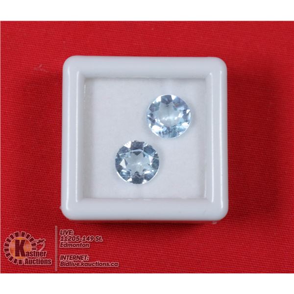 #217-SKY BLUE TOPAZ GEMSTONES 8mm/ 4.30ct