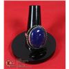 Image 1 : #262-NATURAL LAPIZ LAZULI RING SIZE 8