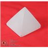 Image 1 : #297-NATURAL SELENITE PYRAMID 43 X 46MM