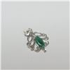 Image 1 : BZ390-119 14K  EMERALD PENDANT