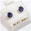 Image 1 : EC201-127 10K  TANZANITE EARRINGS