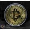 Image 1 : GOLD PLATED BITCOIN IN PROTECTIVE CASE