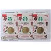 3 BOXES OF STARBUCKS VIA INSTANT LATTE PEPPERMINT