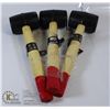 Image 1 : LOT OF THREE 8OZ RUBBER MALLLETS.