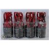Image 1 : LOT OF 4 RED ZIPPERED HEADPHONES AND MIC 3.5mm