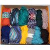 Image 1 : FLAT BOX (16"X19") OF YARN