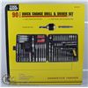 Image 1 : TOOL SHOP 90 PC QUICK CHANGE DRILL AND DRIVER SET.