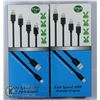 Image 1 : LOT OF 2 2.4A TYPE C USB CHARGER AND SYNC CABLES.
