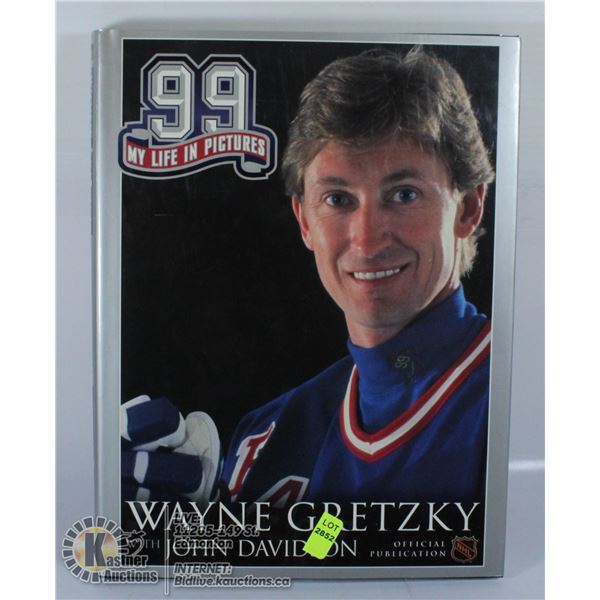 HARD COVER WAYNE GRETZKY BOOK.