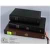 Image 1 : LOT OF 3 ORNATE HOLY BIBLES, 2 OXFORD 1 NELSON.