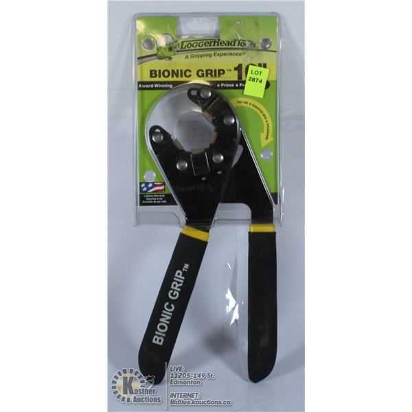 LOGGERHEADTOOLS BIONIC GRIP 10  WRENCH.