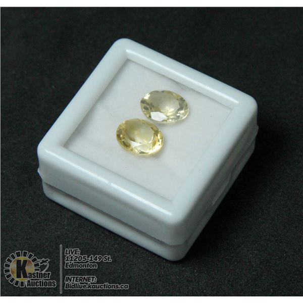 #54-CITRINE GEMSTONES OVAL 3.40CT
