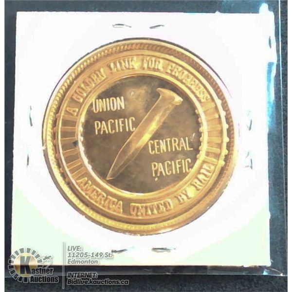 1969 GOLDEN SPIKE CENTENNIAL MEDAL