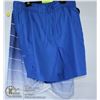Image 1 : 2 PAIRS OF MEDIUM SWIM SHORTS BLUE, AND BLUE/WHITE