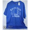 Image 1 : BLUE T-SHIRT SIZE XL "THIS GUY NEEDS A BEER"