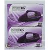 Image 1 : LOT OF 2 STEAMPLY TRAVEL STEAMERS PURPLE