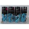 Image 1 : LOT OF 4 BLUE ZIPPERED HEADPHONES AND MIC 3.5mm