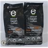 Image 1 : 2 BAGS OF ETHICAL BEAN COFFEE SUPER DARK ORGANIC