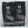 Image 1 : 2 BAGS OF ETHICAL BEAN COFFEE SUPER DARK ORGANIC