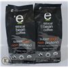 Image 1 : 2 BAGS OF ETHICAL BEAN COFFEE SUPER DARK ORGANIC