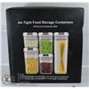 Image 1 : AIR TIGHT FOOD STORAGE CONTAINERS 5 PIECE SET