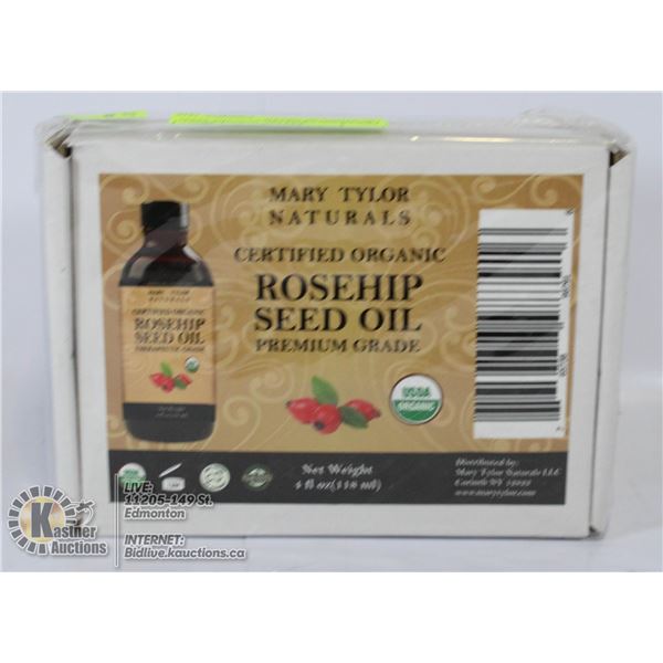 CERTIFIED ORGANIC ROSEHIP SEED OIL PREMIUM GRADE